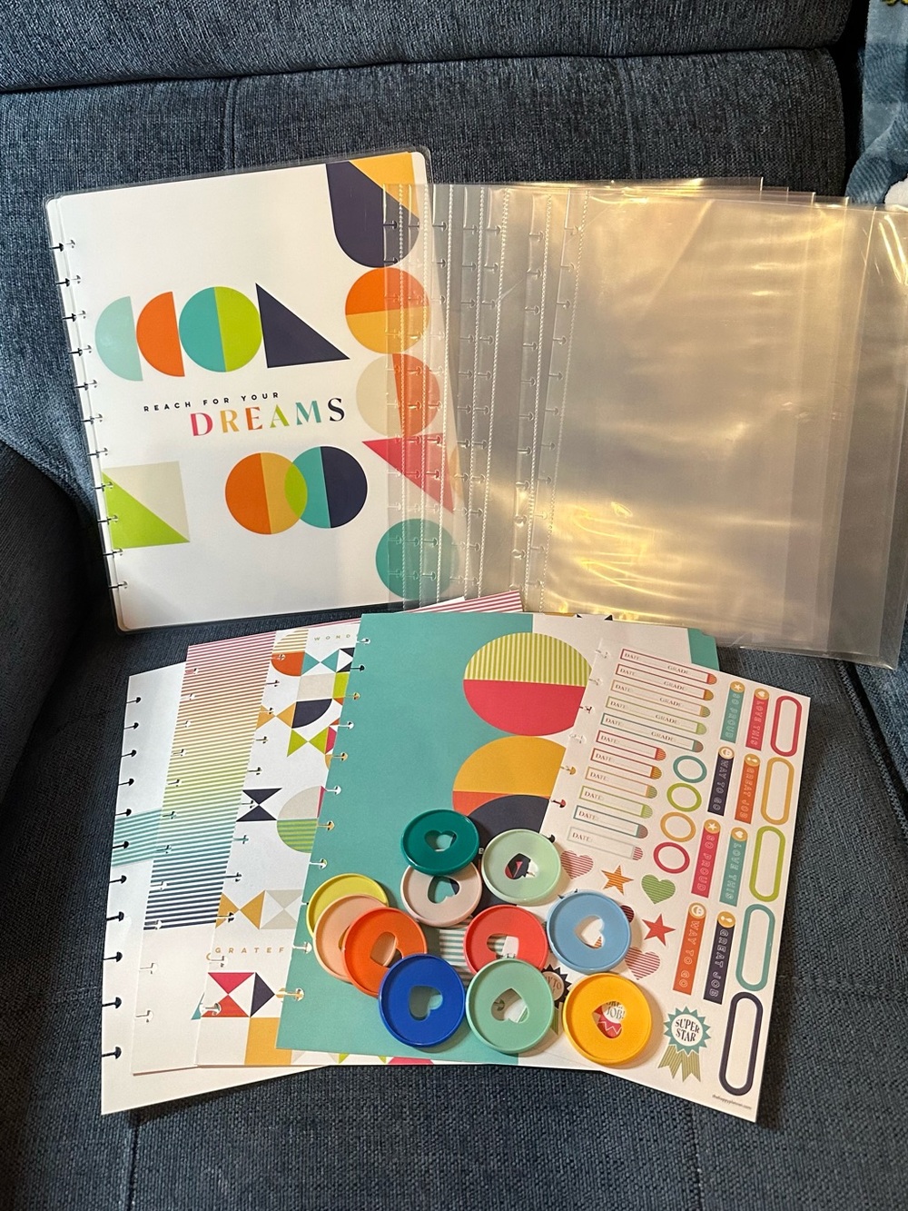 The Happy Planner Fun Geo Schoolwork Organizer